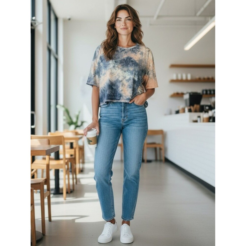 Phil Love oversized Tie-Dye Short Sleeve Tee - MEDIUM